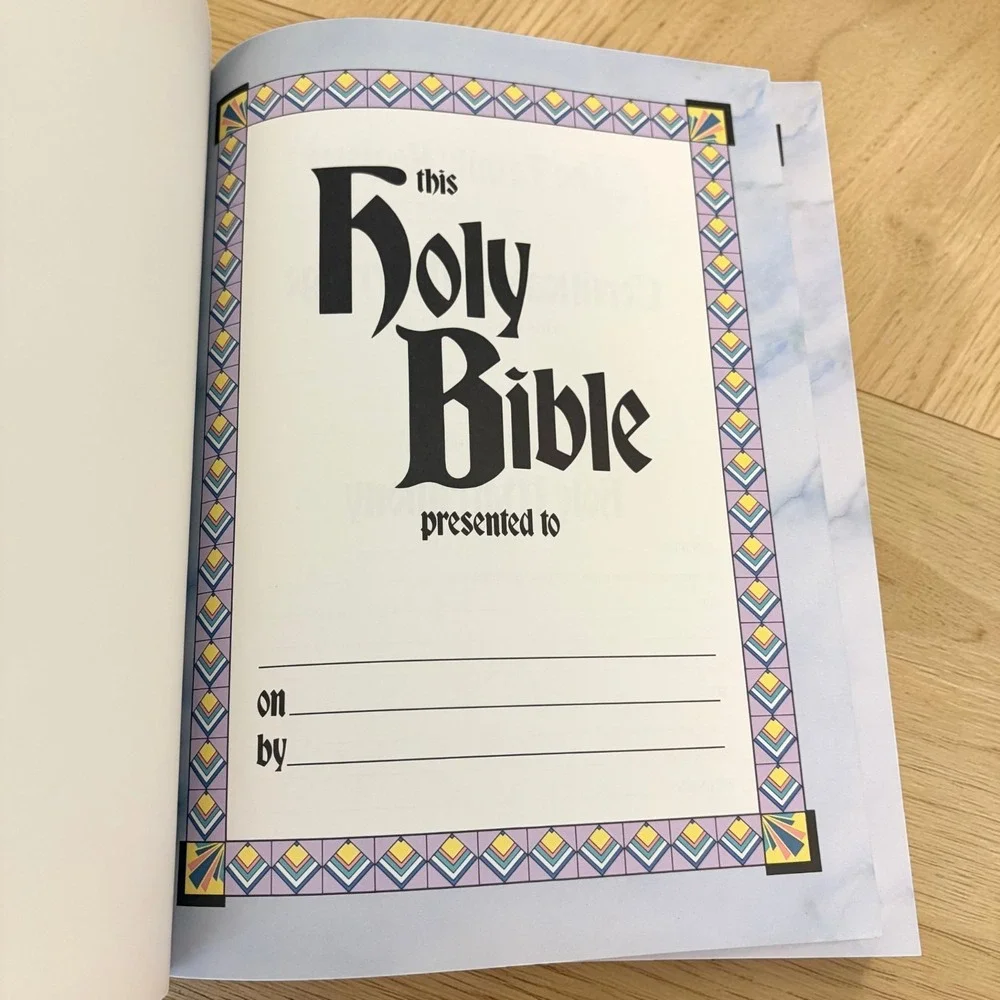 Rock Of Ages Bible Family Edition KJV White Good Religious Jimmy Swaggart KJV